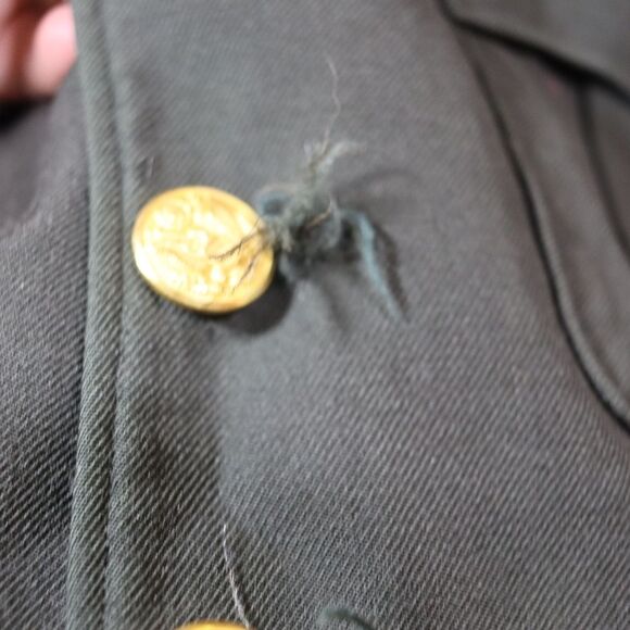 Vintage Military Uniform USA Wool Coat Reenactments Cosplay Grunge 41 - Picture 8 of 16